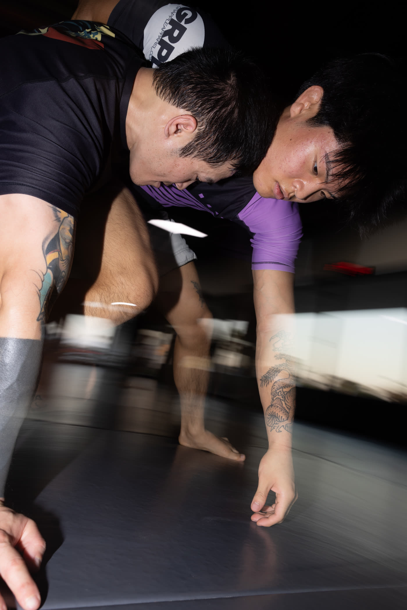 No-gi jiu-jitsu warm-up and drilling at 10th Planet Fullerton